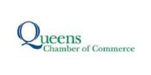 A picture of the queens chamber of commerce logo.
