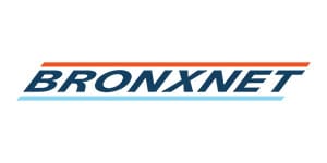 A logo of the company cronxnet